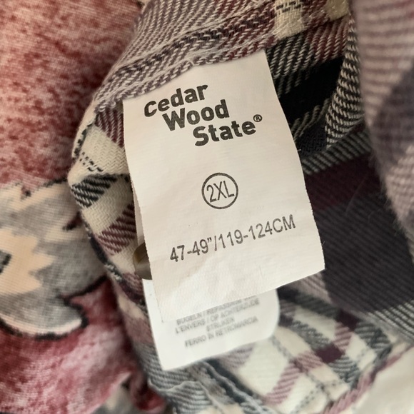 Cedarwood State  Plaid Button Down Shirt With Velvet Back - Picture 7 of 16